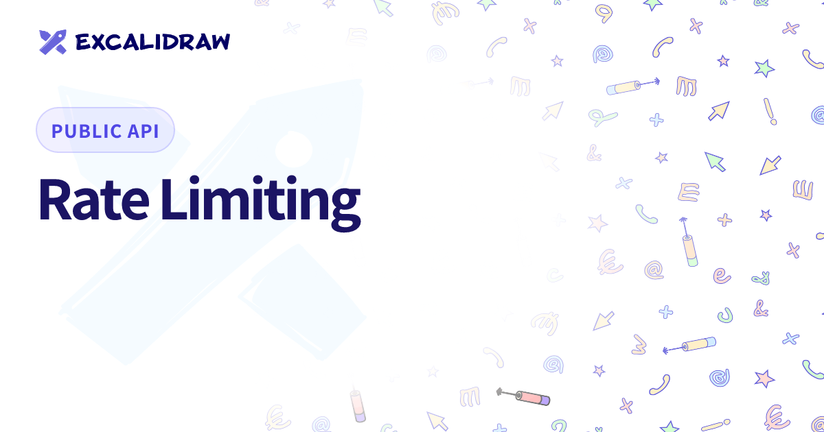 Rate Limiting | Excalidraw+ | Online whiteboard collaboration made easy